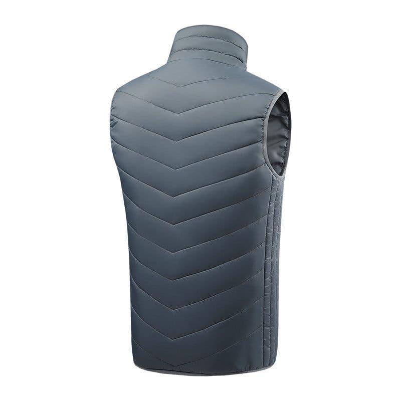 image-Cross-border smart electric heating vest heating vest men's second zone single control warm USB heating suit vest couple jacket