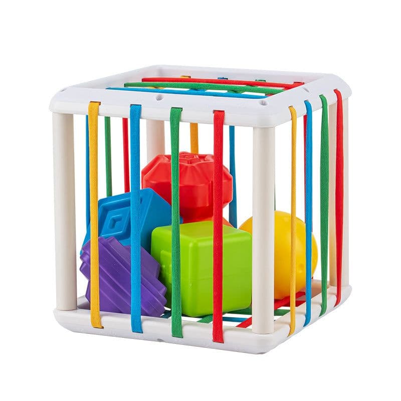 image-Cross-border Amazon Infant and Toddler Rainbow Ceseler Building Blocks Early Education Shape Color Cognition Educational Toys Dropshipping