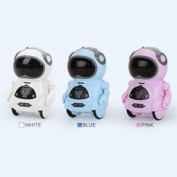 image-Cross-border Amazon Mini Pocket Robot Multi-motion Children's Voice Smart Xiaobao Toy English Version