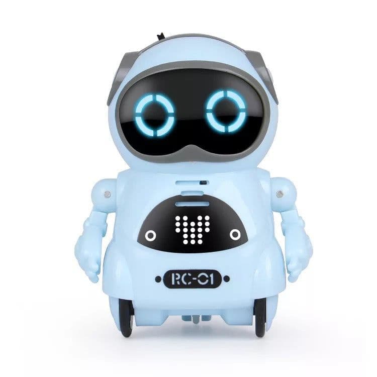 image-Cross-border Amazon Mini Pocket Robot Multi-motion Children's Voice Smart Xiaobao Toy English Version