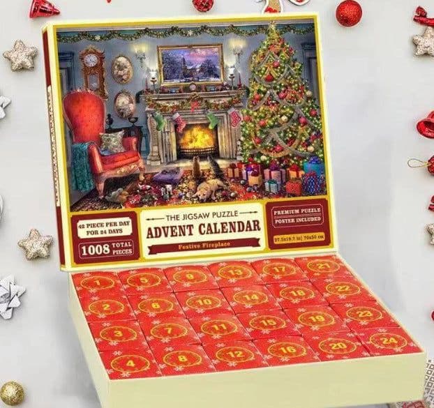 image-LKX Christmas Advent Calendar Puzzle 1000pc