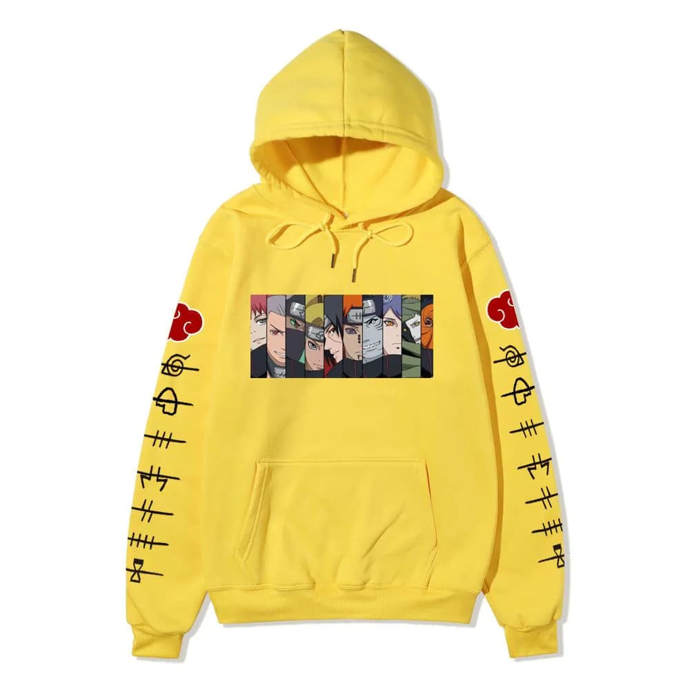 image-Naruto Akatsuki Hoodie - Blue Cotton