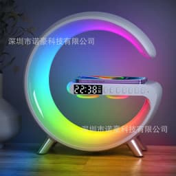 image-Wireless Charger Bluetooth Speaker Alarm Clock