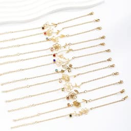 image-Stainless Steel Flower Bracelet - December Gold Women's