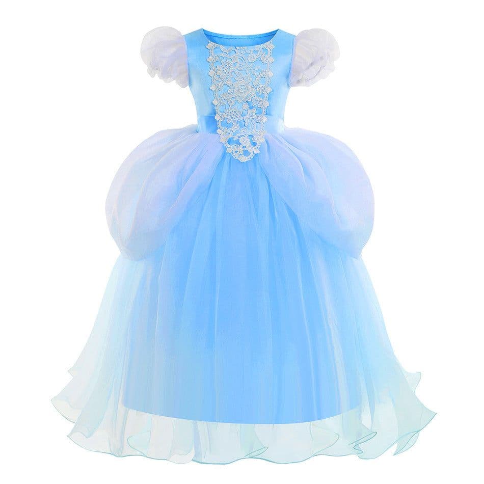 image-Cinderella Princess Dress - Girls Lace Tutu 150cm
