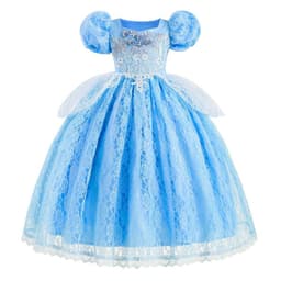 image-Cinderella Princess Dress - Girls Lace Tutu 150cm