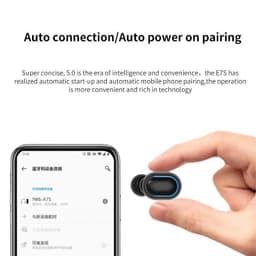 image-E7S Bluetooth 5.0 TWS Earbuds - Black