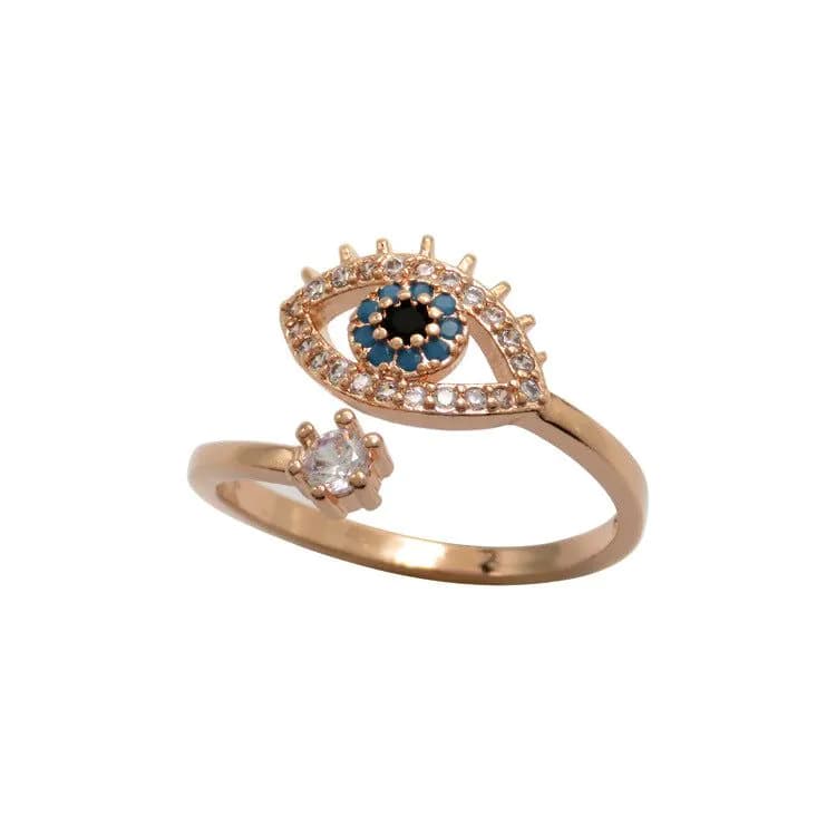 image-Ewing Valley Blue Eye Ring Silver Adjustable