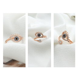 image-Ewing Valley Blue Eye Ring Silver Adjustable