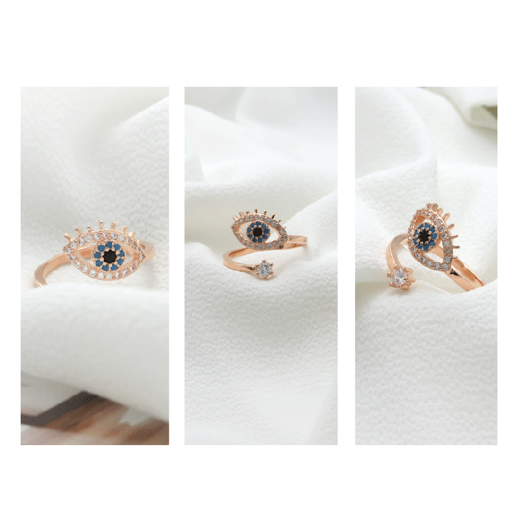 image-Ewing Valley Blue Eye Ring Silver Adjustable