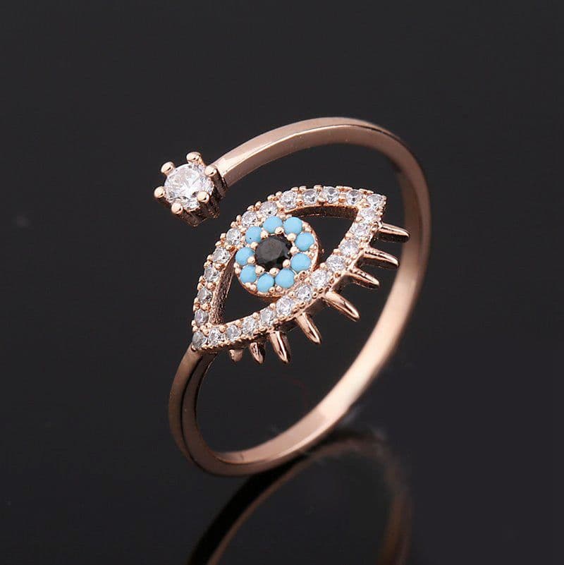 image-Ewing Valley Blue Eye Ring Silver Adjustable