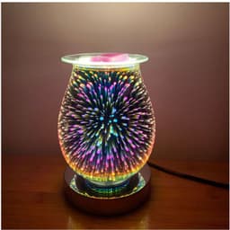 image-GEEKFUN Touch Dimming 3D Glass Aromatherapy Night Light