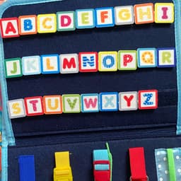 image-Children's learning board wholesale early education toys life common sense dressing tie shoelace felt bag baby felt busy board