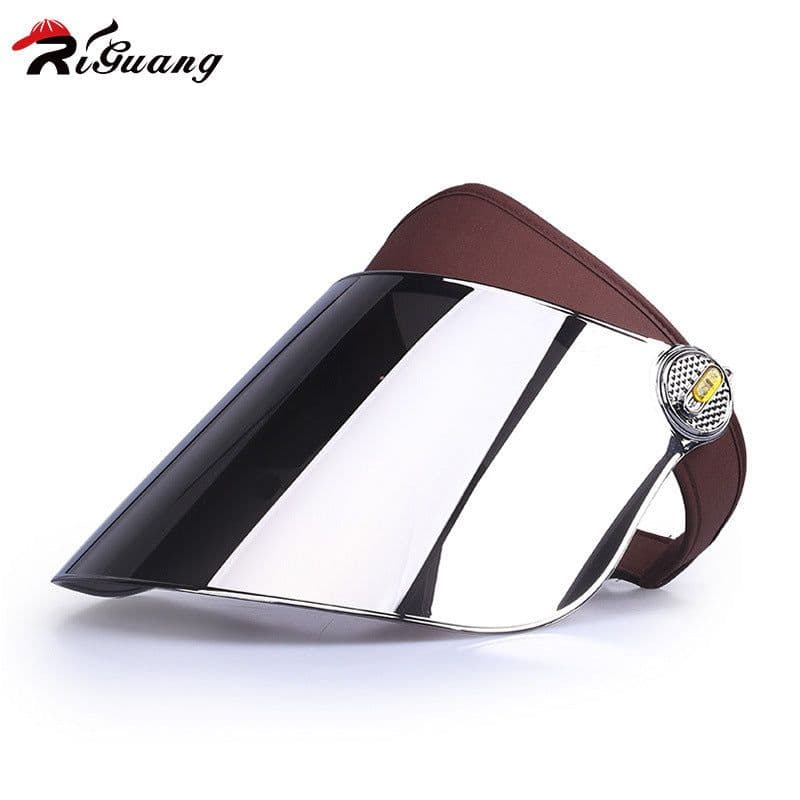 image-Wholesale Silver Sun Visor - Anti-UV Top Hat for Women, Cycling