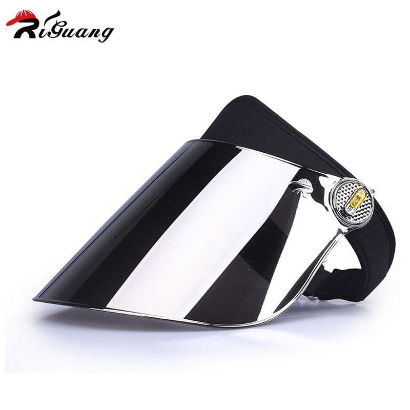 image-Wholesale Silver Sun Visor - Anti-UV Top Hat for Women, Cycling