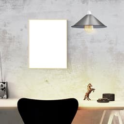 image-Chrome Cone Lamp Shade Metal Light Shade With Free Reducer Plate E26~1689