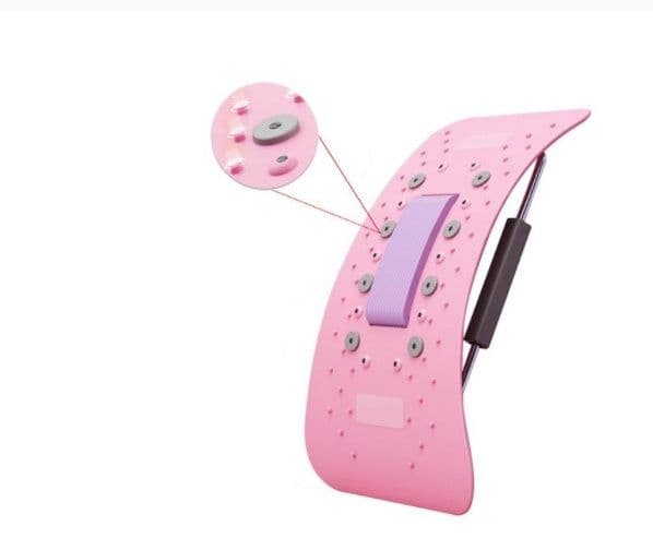 image-Back Cracker New Back Massager Lumbar Neck Stretcher Spine Board Back Support Relax Cervical Masajeador Fitness Stretching Massage
