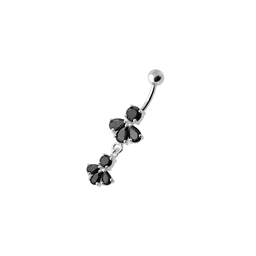 image-Fancy Jeweled Navel Belly Ring?Color