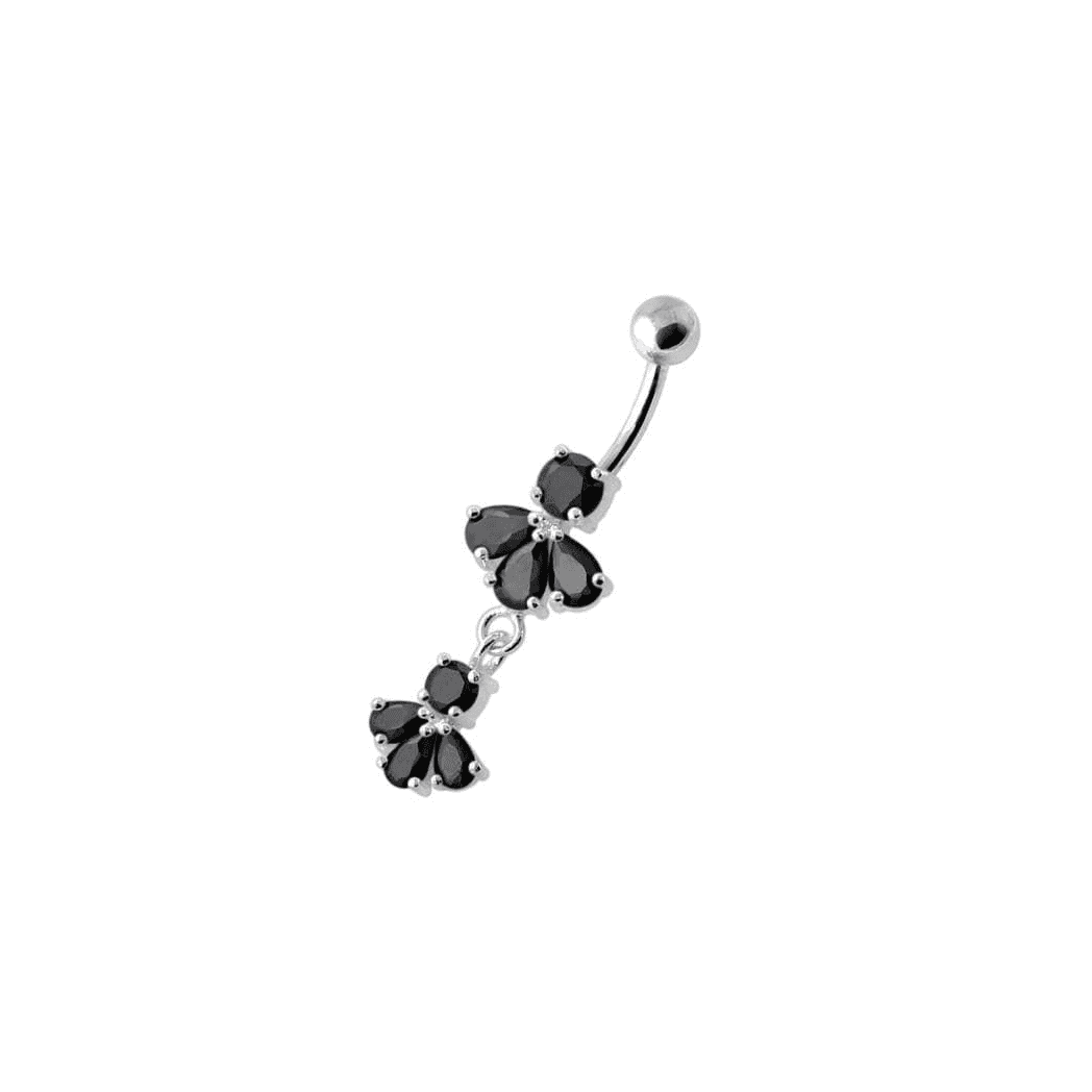 image-Fancy Jeweled Navel Belly Ring?Color