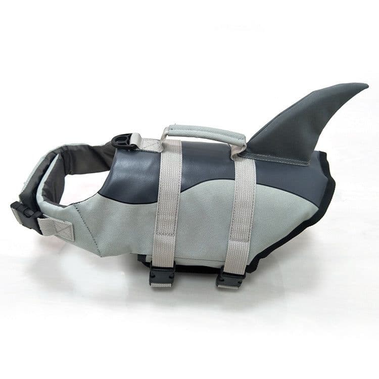 image-Pet Life Jacket Swimwear - Silver Gray XL Dog Safety Clothes