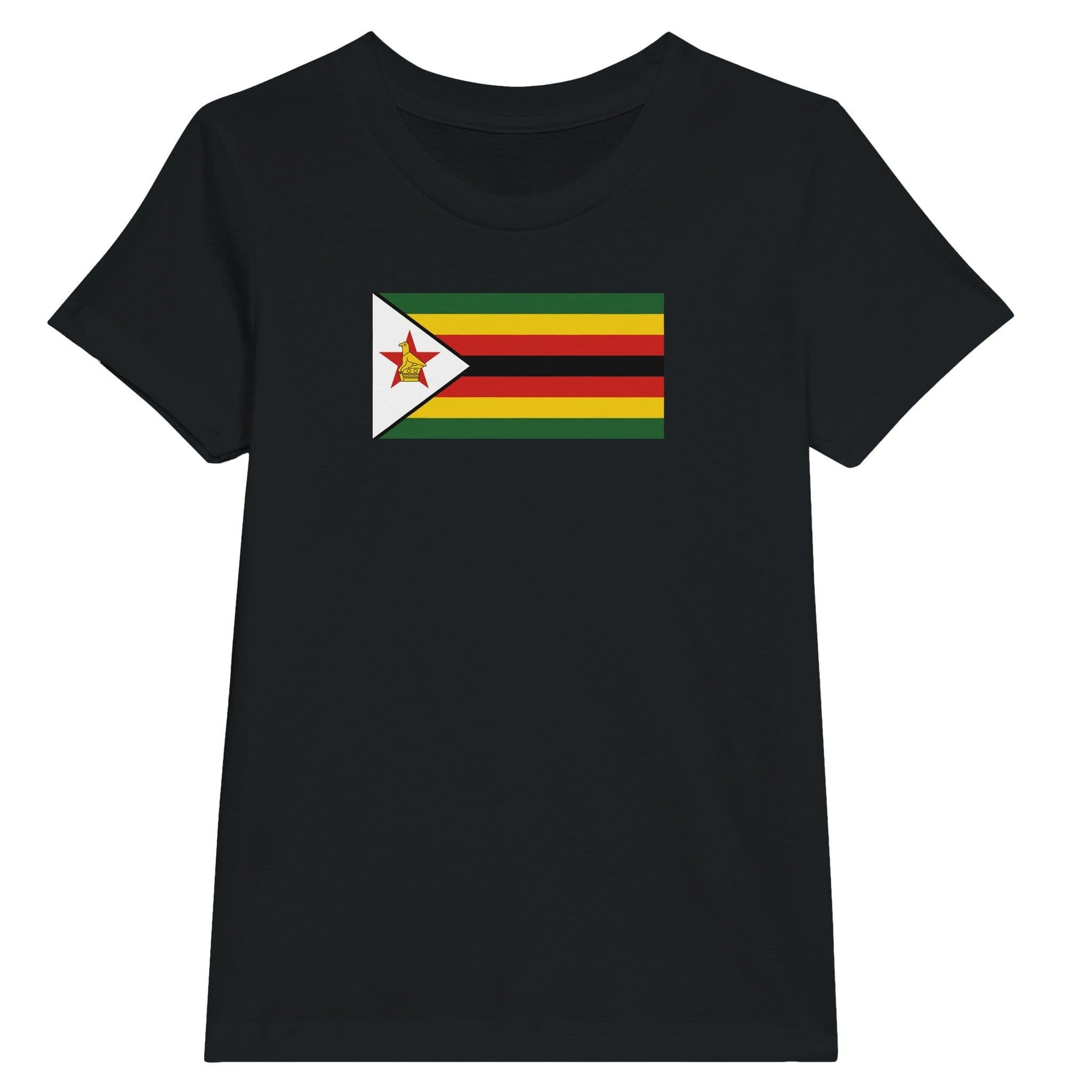 image-Drapeau du Zimbabwe - T-shirt enfant premium ras du cou