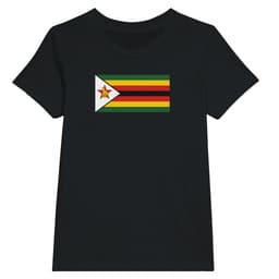 image-Drapeau du Zimbabwe - T-shirt enfant premium ras du cou