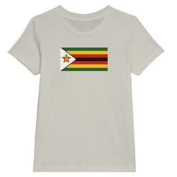 image-Drapeau du Zimbabwe - T-shirt enfant premium ras du cou