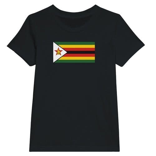 image-Drapeau du Zimbabwe - T-shirt enfant premium ras du cou