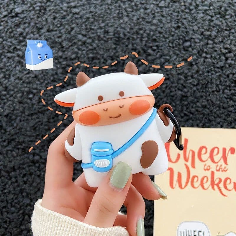 image-Cute Cow Suitable Protective Cover 2nd 3rd Generation