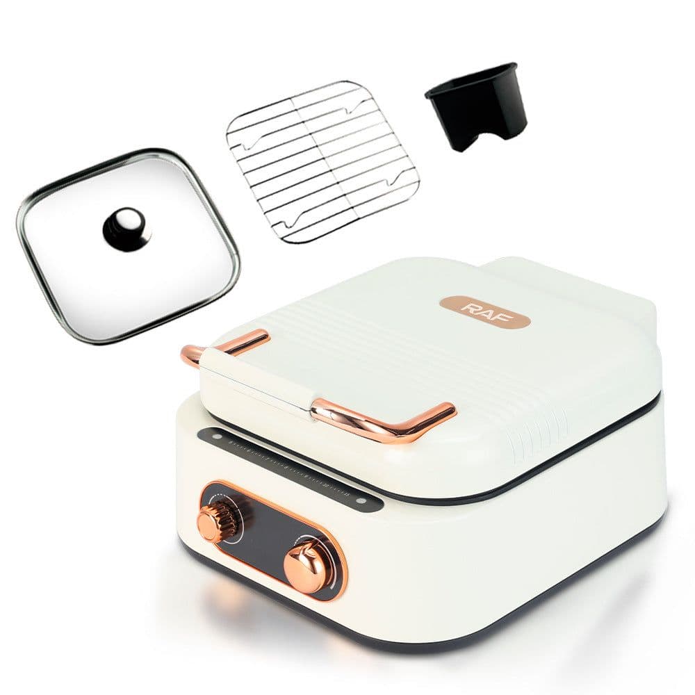 image-Multi-functional Electric Hot Pot and Grill - 1800W 2-3 People