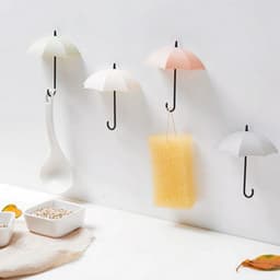 image-Creative 3 Pack Sticky Hooks - Nail-Free Wall Hanging, Nordic White + Gray