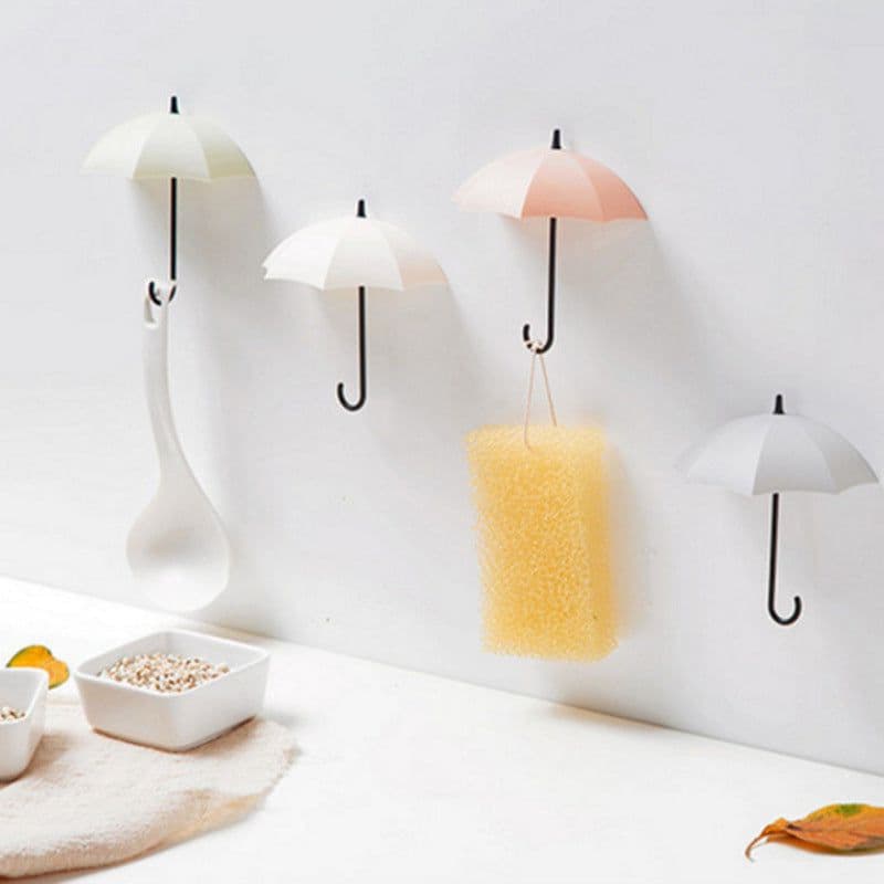image-Creative 3 Pack Sticky Hooks - Nail-Free Wall Hanging, Nordic White + Gray
