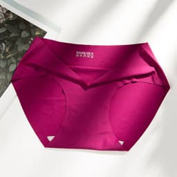 image-About Tao Ice Silk Triangle Panties Low Waist XXXL Light Blue
