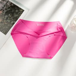 image-About Tao Ice Silk Triangle Panties Low Waist XXXL Light Blue