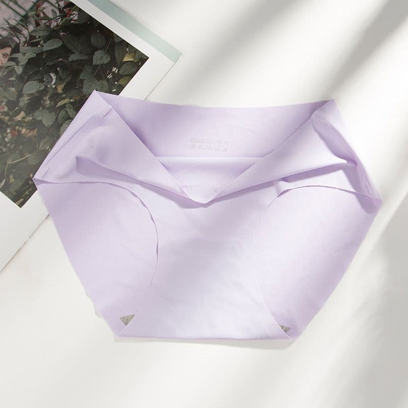 image-About Tao Ice Silk Triangle Panties Low Waist XXXL Light Blue