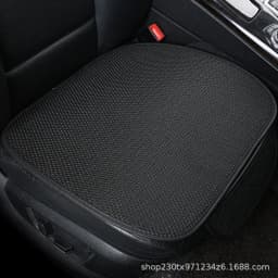 image-Car Seat Cover Ice Silk Red Universal