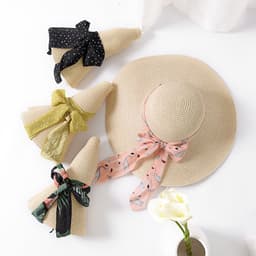 image-Big Brim Straw Hat Women Summer Khaki