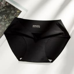 image-About Tao Ice Silk Triangle Panties Low Waist XXXL Light Blue