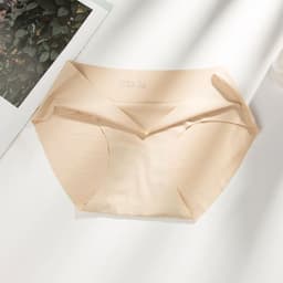 image-About Tao Ice Silk Triangle Panties Low Waist XXXL Light Blue