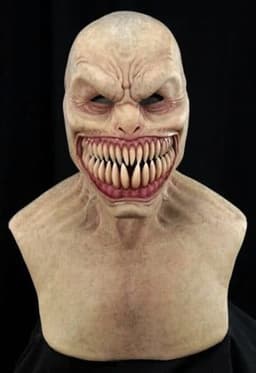 image-Old man mask white hair white beard headgear halloween