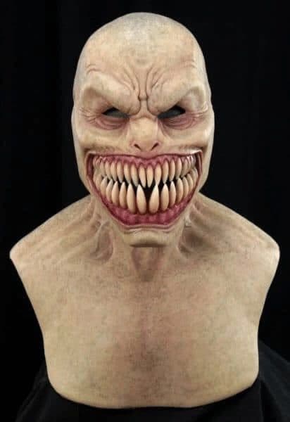 image-Old man mask white hair white beard headgear halloween