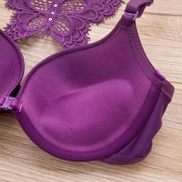 image-Women Fashion Underwear Lace Bralette Bras Adjustable Push up Lingerie Butterfly Back Seamless Racerback Bra Girls