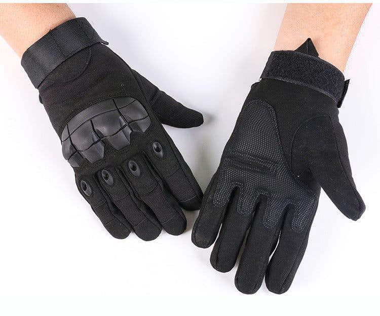 image-Outdoor Tactical Gloves - Black Long Finger