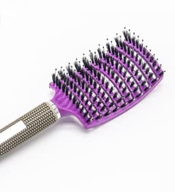 image-Bristle Hair Brush - Detangler Massage Comb