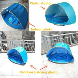 image-Children's Tent 117x79x70cm Foldable Beach Pool
