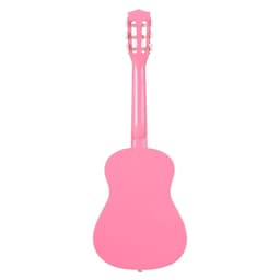 image-VEVOR Classical Guitar, 30 Inch, Wood Classical Guitar Starter Kit for Beginners, with Nylon Strings, Gig Bag, Strap, Tuner, Extra Strings, Picks, Capo, Basswood, for Kids Girls Boys Students, Pink