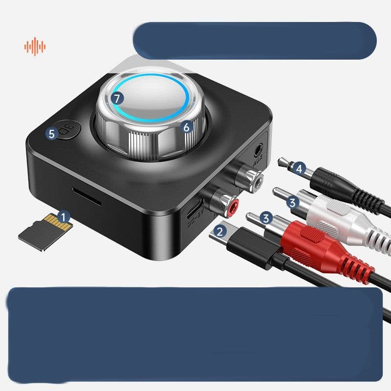 image-Bluetooth 5.0 Receiver And Transmitter Audio Adapter