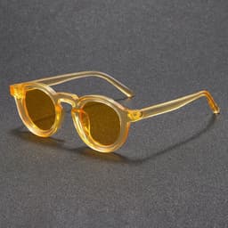 image-Retro Round Small Frame High Sense Men's And Women's Sunglasses