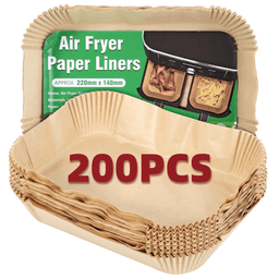 image-Vinsani 200pcs Air fryer paper liners 1010407