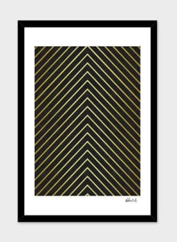 image-Minimalist and golden art Frame